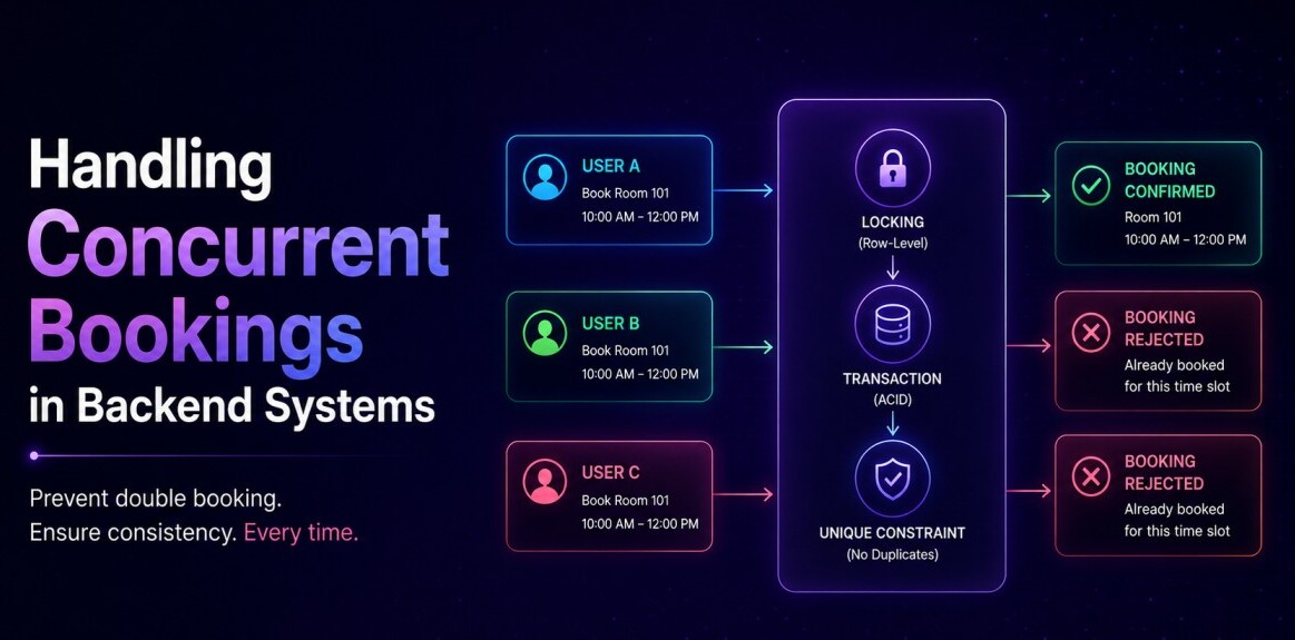 Handling Concurrent Bookings in Backend Systems cover image